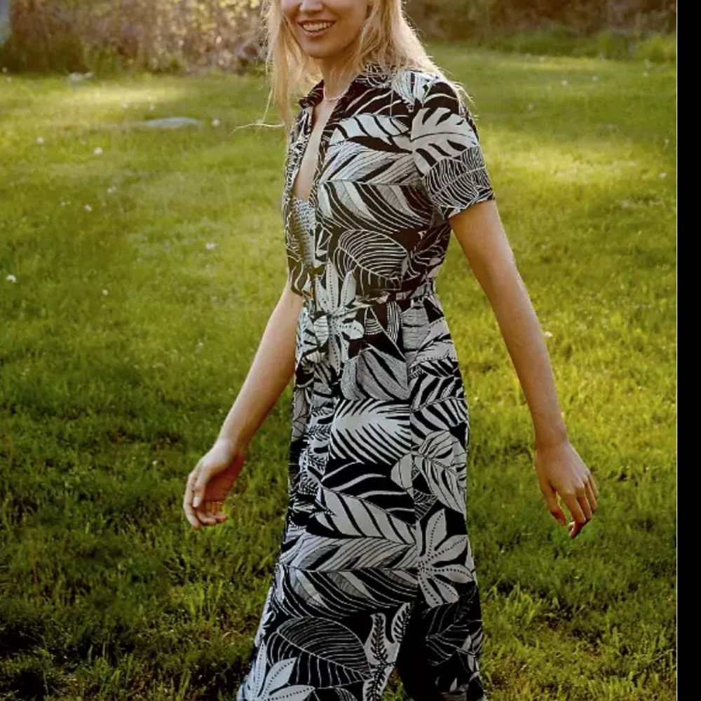 Farm Rio X Anthropologie Adonidia Shirtdress Sz M